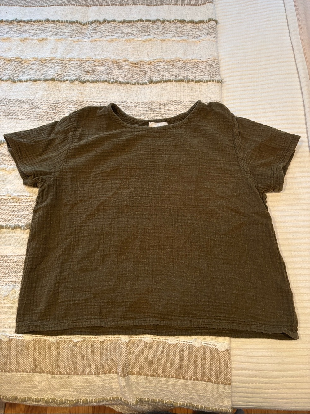 Honest Cotton green tee